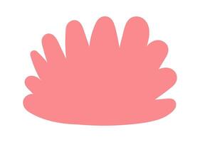 Cactus flower flat icon Houseplant for terrarium vector