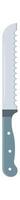 Cutting tool flat icon Steel knife vector