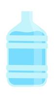 Fresh water in bottle flat icon Cleaning technology vector