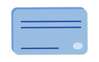 Credit card flat icon Payment terminal Digital device Illustration vector