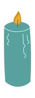 Decorative scented candle flat icon Aromatherapy Flat Illustration vector