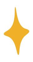 Decor element flat icon Star for spa salon vector