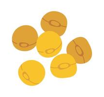 Pea flat icon Agriculture Plants cultivation Illustration vector