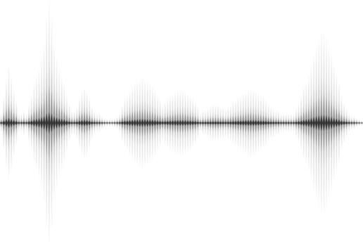 negro digital audio forma de onda fluctuante en contra un blanco fondo, visualmente representando el dinámica naturaleza de sonido y música, capturar el esencia de ritmo y frecuencia vector