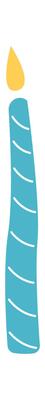 Lighted candle flat icon Symbol of jewish holiday Hanukkah
