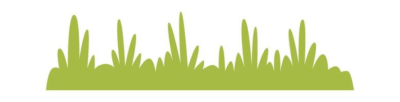 Grass flat icon Herb cultivated in greenhouse vector