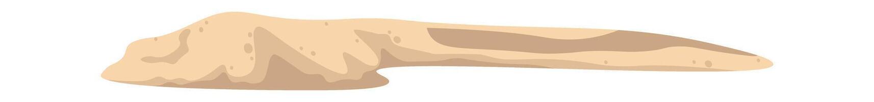 Desert sand flat icon Ancient symbol Flat Illustration vector