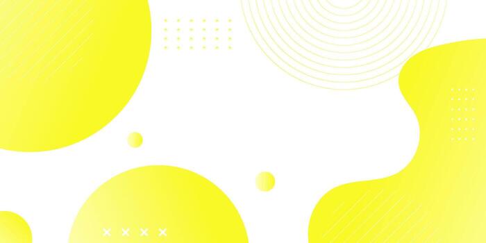 Yellow abstract background with circular shapes and soft gradients. Great for flyers, web templates, and modern presentations. vector