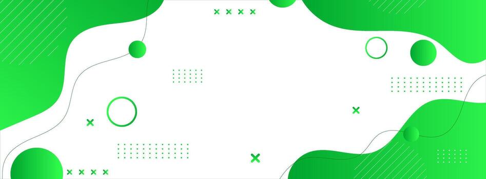 Fresh green fluid-style abstract background with rounded shapes and dotted patterns. Ideal for eco branding, flyers, and health-themed layouts vector