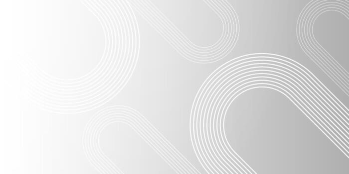 Futuristic minimal background with subtle white and gray wave lines. Great for product display, presentations vector