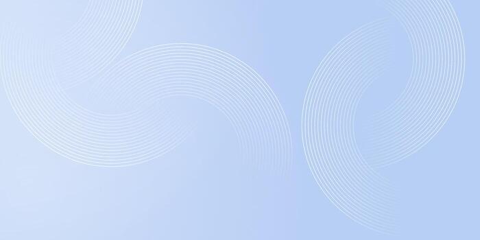 Soft blue abstract background with smooth circular wave lines and light gradients. Ideal for modern web design and business template vector