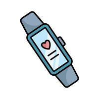 Calorie Tracker Band Icon vector