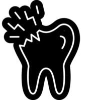 Sharp Tooth Pain Icon vector