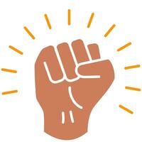 Muscular Arm Symbol vector