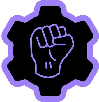 Power Up Button vector
