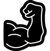 Flexed Muscle Icon vector