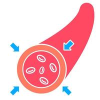 Constricted Capillary Network vector