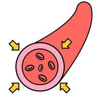 Hypertension Trigger Icon vector