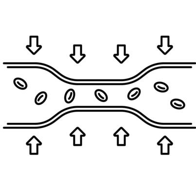 Constricted Blood Vessel
