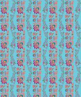 Seamless damask pattern in dark blue and gold. Endless pattern can be used for ceramic tile vector