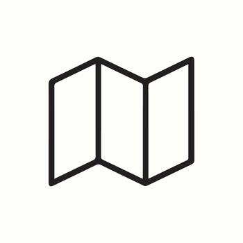 Explore and Discover Your World Navigation Map Design Minimalist Style vector