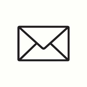 An Envelope of Communication Simple Message Delivery Concept Design vector