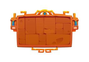 Aztec Inca Maya stone wall, Mexican tribal asset vector