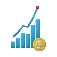 illustration of increased investment vector