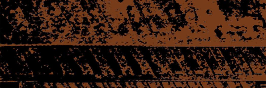 metal superficie caracteristicas un único trama de semitonos modelo en contra un sorprendentes marrón fondo, exhibiendo textura ese sorteos atención con sus dinámica visual apelar. vector