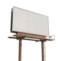 blanco cartelera aislado en transparente antecedentes png