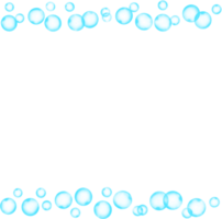 Bubbles Line Border png
