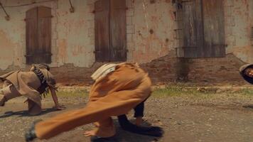 Dynamic Street Altercation Scene video