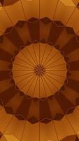 Animation of very colorful and unusual object. Kaleidoscope VJ loop Vertical video