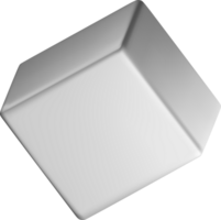 Abstract 3D Geometric Cube Design Concept png