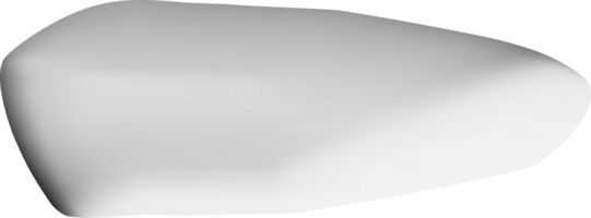Minimalistic 3D Shape with Smooth Curves png