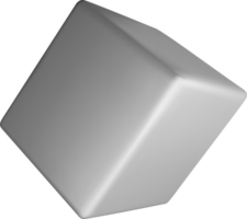 Abstract 3D Geometric Shape in Space png