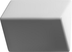 3D Geometric Shape with Smooth Edges png