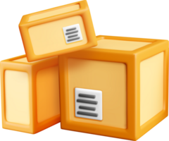 Colorful 3D Boxes Stacked in a Creative Way png