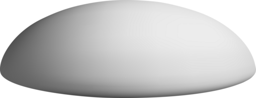 3D Abstract Smooth Surface with Soft Curves png