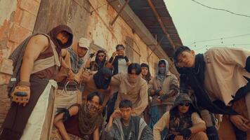 Post-Apocalyptic Urban Group Portrait video