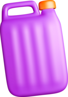 Vibrant Purple 3D Container with Orange Cap png