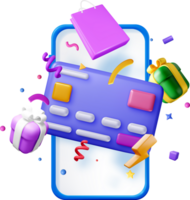 3D Shopping Experience with Virtual Items png