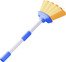 Colorful 3D Broom with a Unique Design png