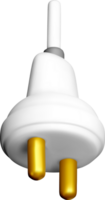 Realistic 3D Electric Plug Design Model png