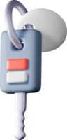 3D Key Fob Illustrating Modern Design Features png