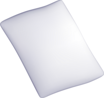 3D Rendering of a Soft Pillow Design png