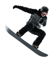 Snowboarding action mountain resort sports photography snowy environment dynamic viewpoint png