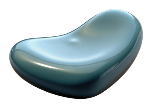 pulcro orgánico diseño objeto moderno estudio 3d representación minimalista ambiente de cerca ver inspirado concepto png