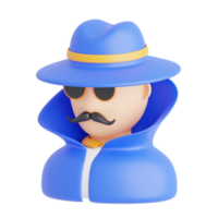 A man in a blue hat and sunglasses png