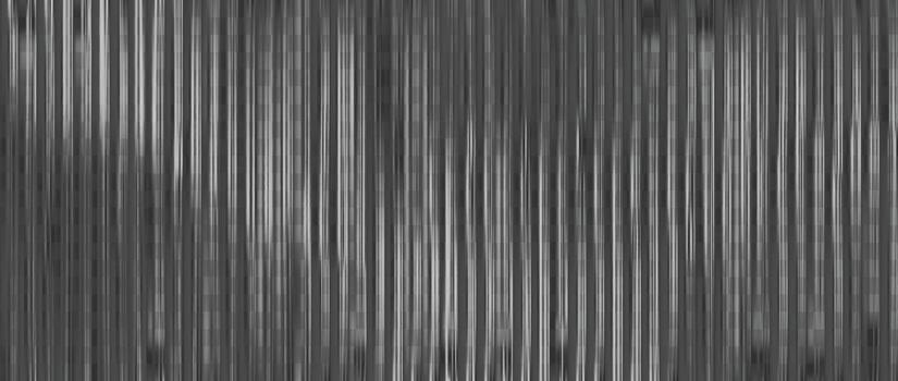 Ribbed glass pattern background. Transparent plastic panel with crystal light reeded texture for wall or mirror overlay. Silver reflecion gradient design with clear fluted stripe. Premium . vector